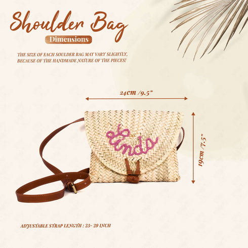 Bachelorette Cross Body Bag - Custom Shoulder Bag With Name